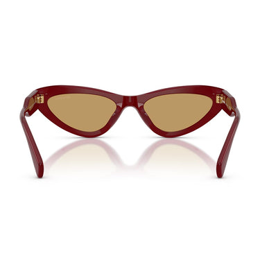 Miu Miu Occhiali da Sole MUB11SU 21I10Y Burgundy Opalino Marrone Donna 3