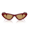 Miu Miu Occhiali da Sole MUB11SU 21I10Y Burgundy Opalino Marrone Donna