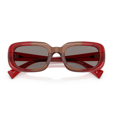 Miu Miu Occhiali da Sole MUB13S 23M80Q Bordeaux/Grigio Scuro Donna 4