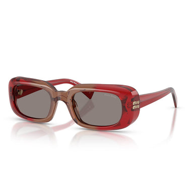 Miu Miu Occhiali da Sole MUB13S 23M80Q Bordeaux/Grigio Scuro Donna 1