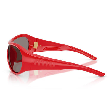 Miu Miu Occhiali da Sole MUB14SU 27N80Q Rosso/Grigio Scuro Donna 2