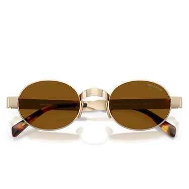 Miu Miu Occhiali da Sole MUB51S 22M20V Oro/Bronzo Scuro Donna
