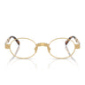 Miu Miu Occhiali da Sole MUB51S 5AK10W Oro/Trasparente con Filtro Luce Blu Donna