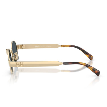 Miu Miu Occhiali da Sole MUB51S ZVN70B Oro Pallido/Grigio Scuro Donna