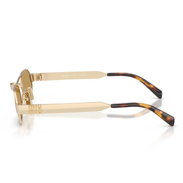 Miu Miu Occhiali da Sole MUB52S 22M10Y Oro Antico/Marrone Donna 2