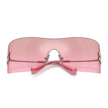 Miu Miu Occhiali da Sole MUB53S 1BC70Y Argento/Rosa Specchiato Donna 4