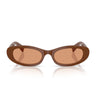 Miu Miu Occhiali da Sole MUC02S 27R07V Bordeaux Arancione Donna 
