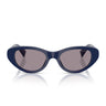 Miu Miu Occhiali da Sole MUC03SU 26R11D Blu Violetto Scuro Donna 