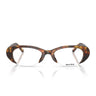 Miu Miu Occhiali da Sole MUC05SU 14L10W Marrone Trasparente con Filtro Luce Blu Donna