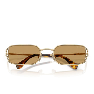 Miu Miu Occhiali da Sole MUC50S ZVN10Y Oro Pallido/Giallo Donna