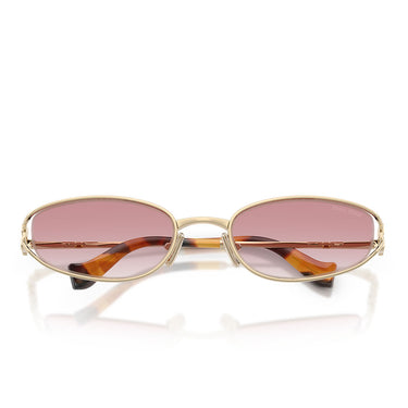 Miu Miu Occhiali da Sole MUC51S ZVN70O Oro Pallido/Trasparente Sfumato Rosa Donna