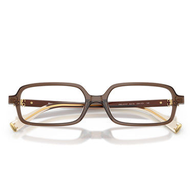 Miu Miu Occhiali da Vista MU01YV 23H1O1 Marrone Trasparente/Trasparente Donna 4