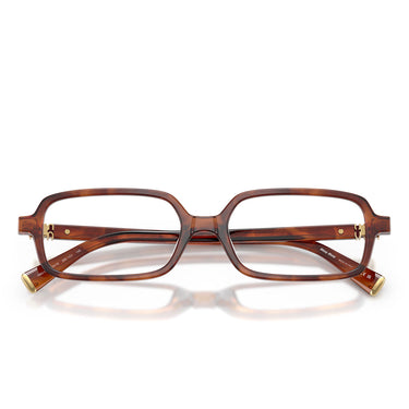 Miu Miu Occhiali da Vista MU01YV 26E1O1 Tabacco Striato Trasparente Donna 5