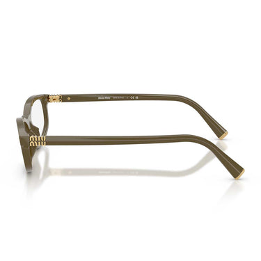 Miu Miu Occhiali da Vista MU01ZV 25L1O1 Palude/Trasparente Donna 3
