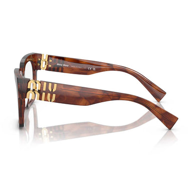 Miu Miu Occhiali da Vista MU04UV 11Q1O1 Tabacco Striato/Trasparente Donna 2