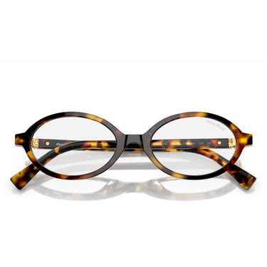 Miu Miu Okulary korekcyjne MU04ZS VAU08N Havana/Przezroczyste Damskie 4