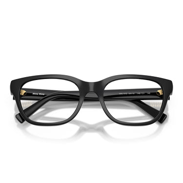 Miu Miu Occhiali da Vista MU07ZV 1AB1O1 Nero Trasparente Donna 5