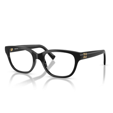 Miu Miu Occhiali da Vista MU07ZV 1AB1O1 Nero Trasparente Donna 2