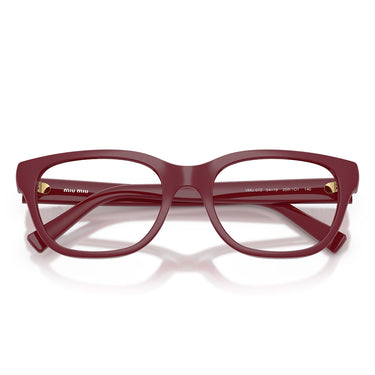 Miu Miu Occhiali da Vista MU07ZV 25R1O1 Bordeaux Trasparente Donna 5