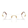 Miu Miu Occhiali da Vista MU50YV 5AK1O1 Oro Trasparente Donna 1