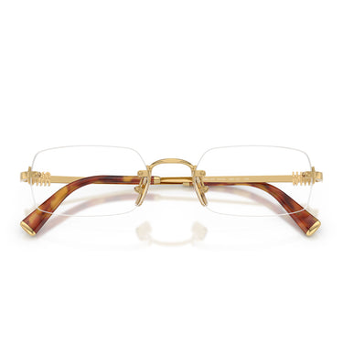 Miu Miu Occhiali da Vista MU50YV 5AK1O1 Oro Trasparente Donna 5

