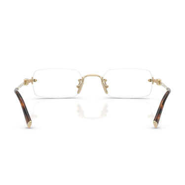 Miu Miu Occhiali da Vista MU50YV ZVN1O1 Oro Pallido Trasparente Donna 4