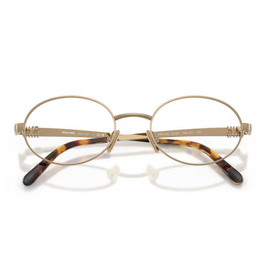 Miu Miu Occhiali da Vista MU50ZV 7OE1O1 Old Gold/Trasparente Donna 4