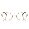 Miu Miu Occhiali da Vista MU50ZV 7OE1O1 Old Gold/Trasparente Donna
