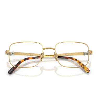 Miu Miu Occhiali da Vista MU51ZV 5AK1O1 Oro/Trasparente Donna