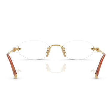 Miu Miu Occhiali da Vista MU53WV 5AK1O1 Oro/Trasparente Donna 3