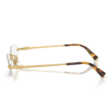 Miu Miu Okulary korekcyjne MUA54S 5AK08N Złoty/Przezroczysty Damskie 2