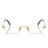 Miu Miu okulary korekcyjne MUA54S 5AK08N złoto/przezroczyste damskie