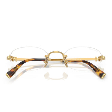 Miu Miu Okulary korekcyjne MUA54S 5AK08N Złoty/Przezroczysty Damskie 4