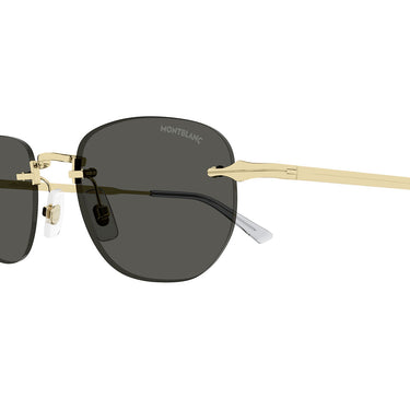 Montblanc Gafas de Sol MB0303S 001 Oro/Gris Hombre