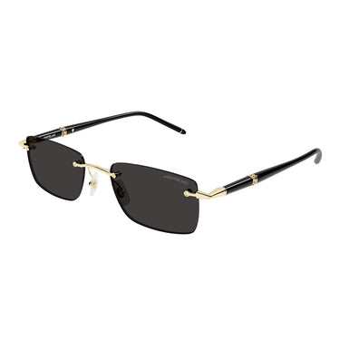 Montblanc Okulary Przeciwsłoneczne MB0344S 001 Czarne/Szare Męskie