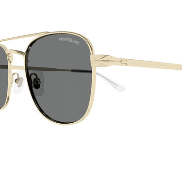 Montblanc Gafas de Sol MB0363S 001 Oro/Gris Claro Hombre