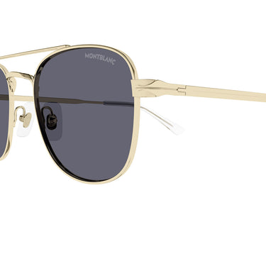 Montblanc Gafas de Sol MB0363S 004 Oro/Azul Hombre
