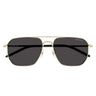 Montblanc Occhiali da Sole MB0367SA 001 OroNero/Grigio Uomo