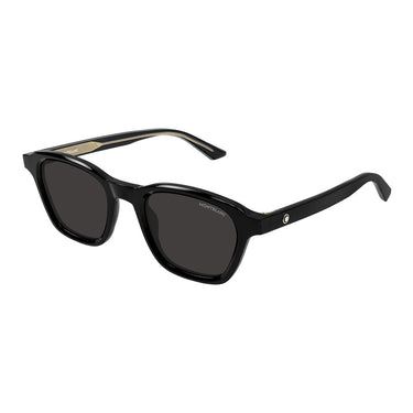 Montblanc Gafas de Sol MB0384S 001 Negro/Gris Hombre