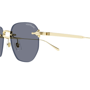 Montblanc Gafas de Sol MB0405S 003 Oro/Gris Hombre 3