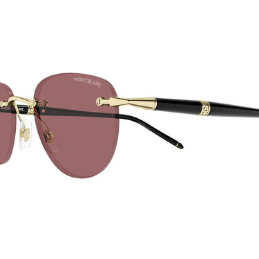 Montblanc Gafas de Sol MB0412S 003 Oro/Naranja Hombre