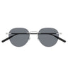 Montblanc Occhiali da Sole MB0428S 002 Argento Grigio Uomo