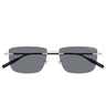 Montblanc Occhiali da Sole MB0429S 002 Argento/Grigio Uomo