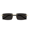 Montblanc Occhiali da Sole MB0443S 001 Oro Grigio Scuro Uomo 