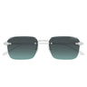 Montblanc Occhiali da Sole MB0456S 002 Argento Grigio Uomo 