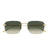 Montblanc Occhiali da Sole MB0456S 004 Oro/Verde Uomo