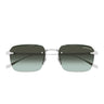 Montblanc Occhiali da Sole MB0456S 005 Argento/Verde Uomo