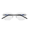 Montblanc Occhiali da Vista MB0346O 006 ArgentoNero/Trasparente Uomo