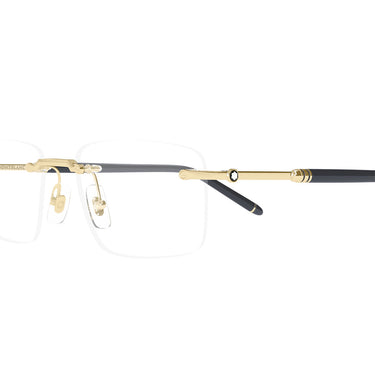 Montblanc Occhiali da Vista MB0480O 004 Oro Grigio Trasparente Uomo  3