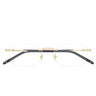 Montblanc Occhiali da Vista MB0480O 004 Oro Grigio Trasparente Uomo  